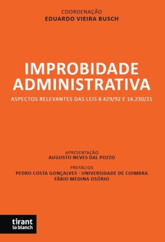Capa do livro Improbidade Administrativa