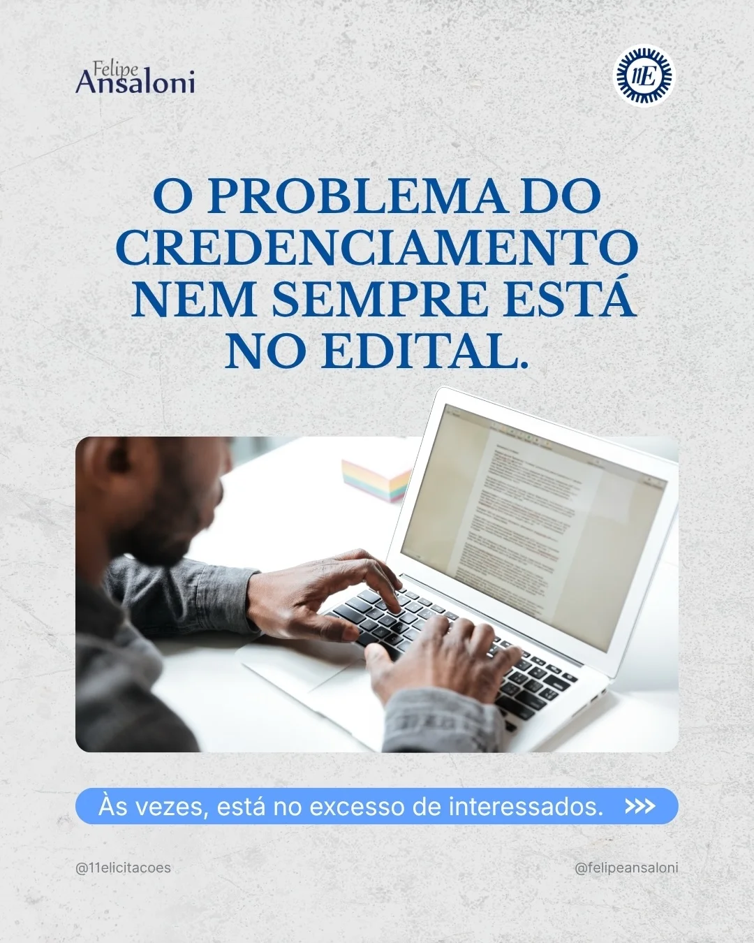 Post do Instagram de Felipe Ansaloni